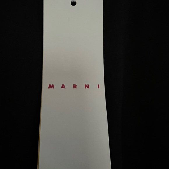 Black and Red MARNI logo shirt XL - Picture 6 of 7